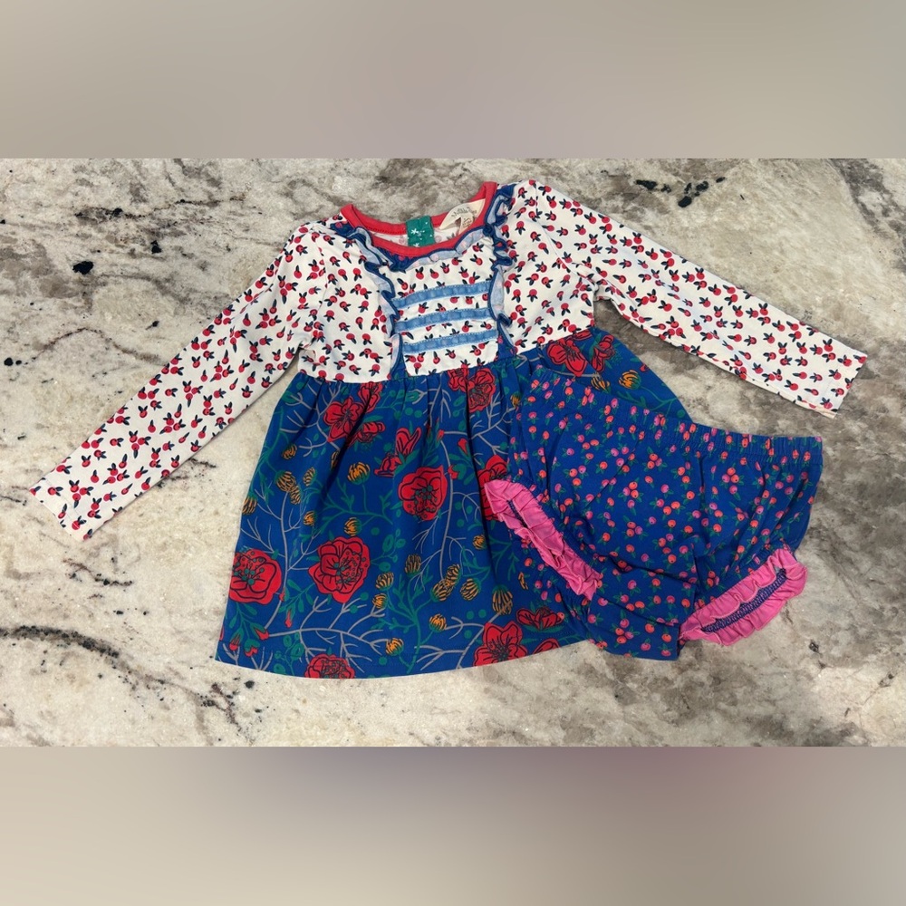 Matilda Jane Fall 2017 "Make Believe" collection Winterberry Top w/ bloomers